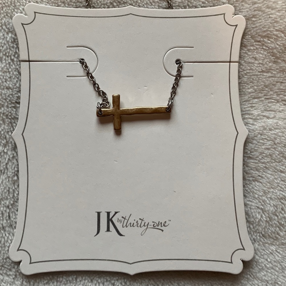 Whisper Cross Necklace by thirty-one